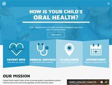 Tablet Screenshot of coastalfamilyhealth.org